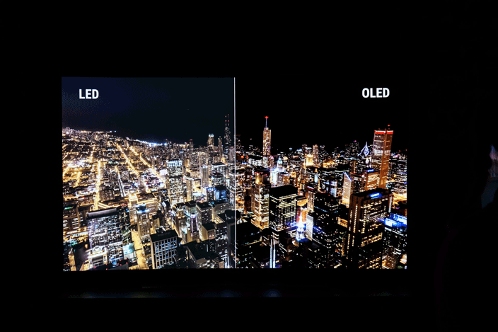 the difference between the screen LED and the screen OLED