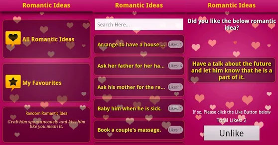 101-romantic-ideas-app