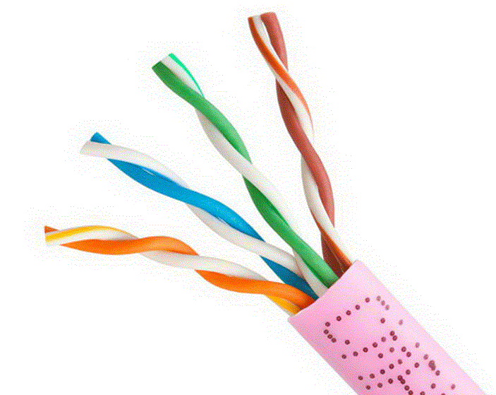 Cat-5E Bulk Cable 350MHz UTP 24AWG Bare Copper CMR Rated 1000FT