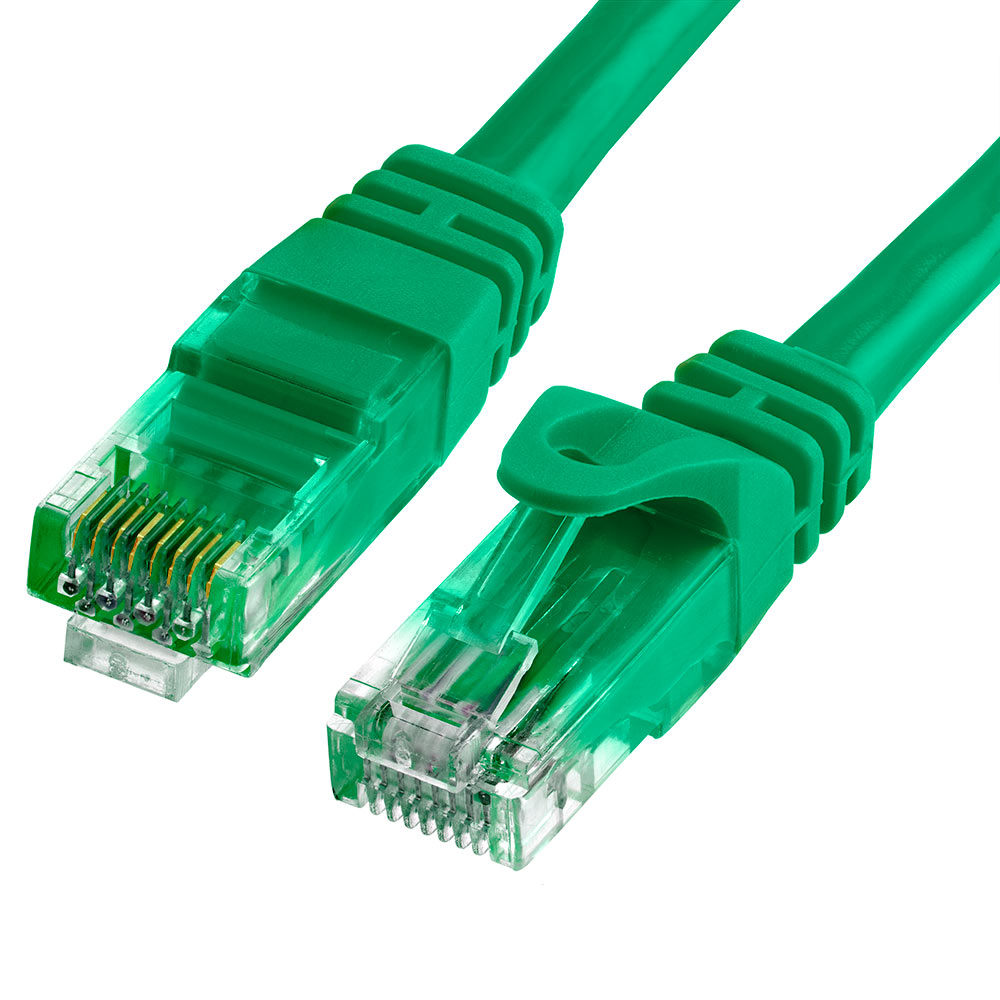 Cat6 500mhz utp ethernet lan network cable 1-5 feet green