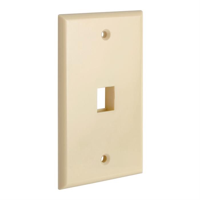 One Port Keystone Wall Plate	