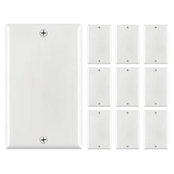 10 PCS Blank Wall Plates	