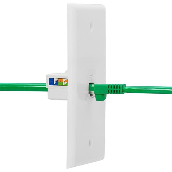 Cat-5e RJ45 8P8C Keystone Jack for Wall Plate