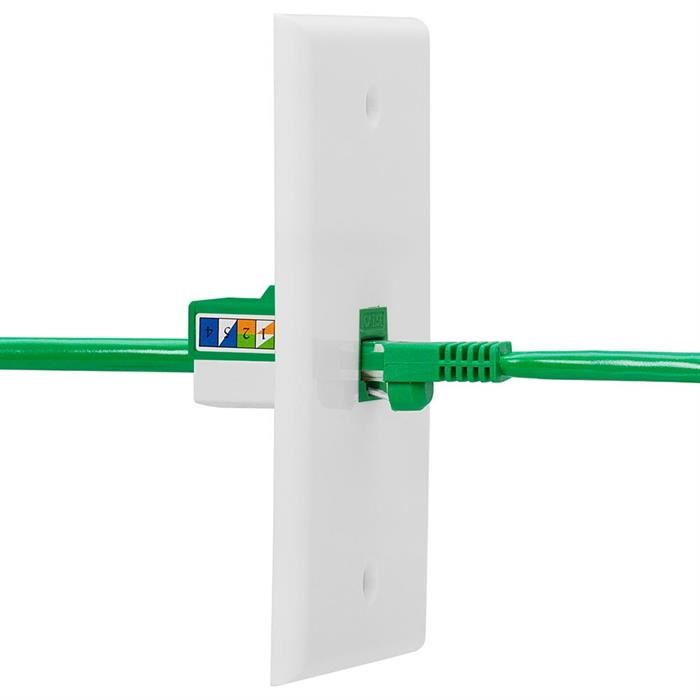 Cat-5e RJ45 8P8C Keystone Jack for Wall Plate
