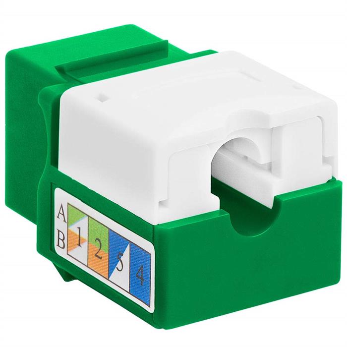 Cat 6 Patch Down Keystone Module Connector	