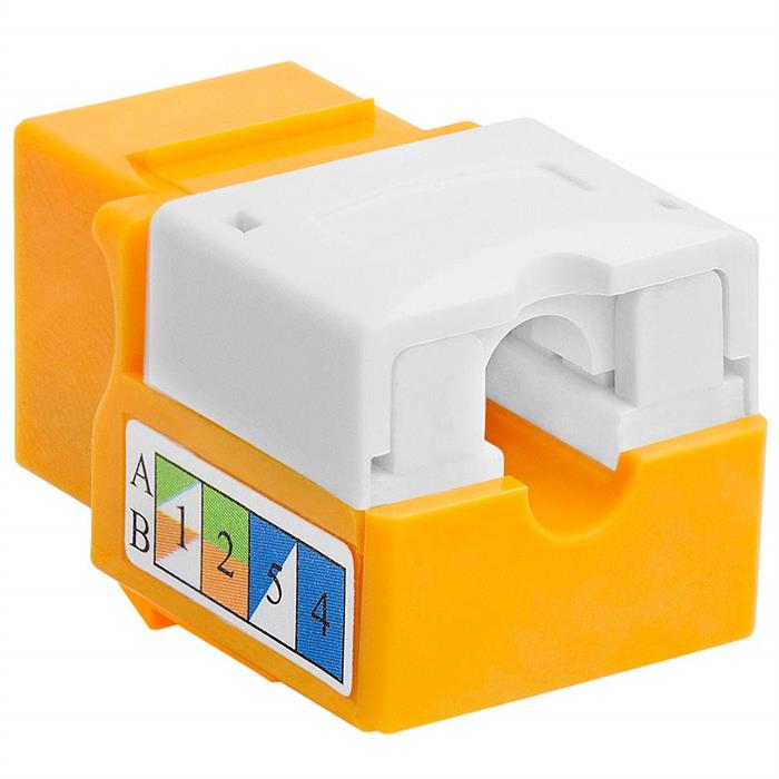 Cat 6 Patch Down Keystone Module Connector	