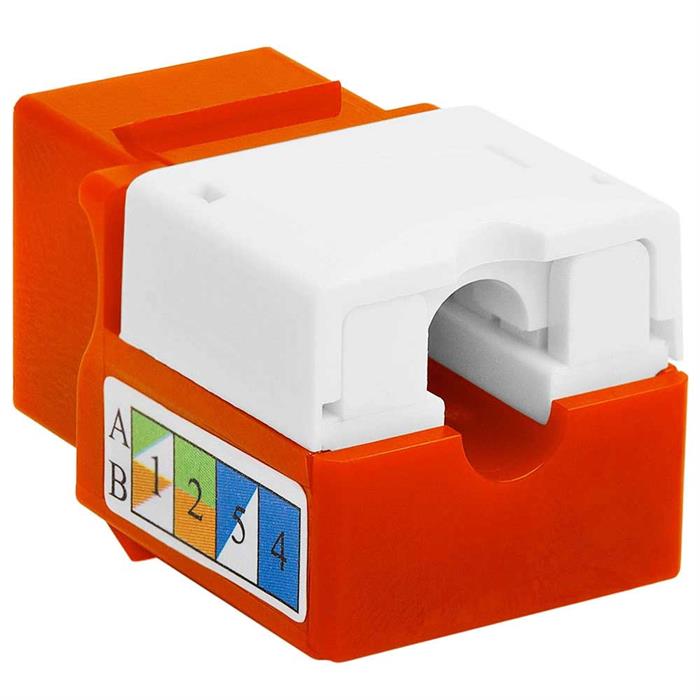 Cat 6 Patch Down Keystone Module Connector	