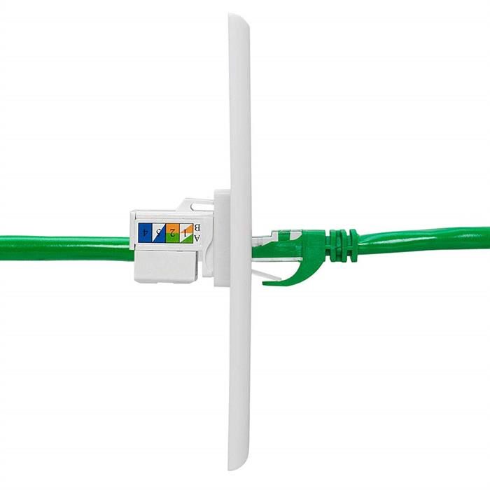 Cat6 23AWG Cable Keystone Jack	