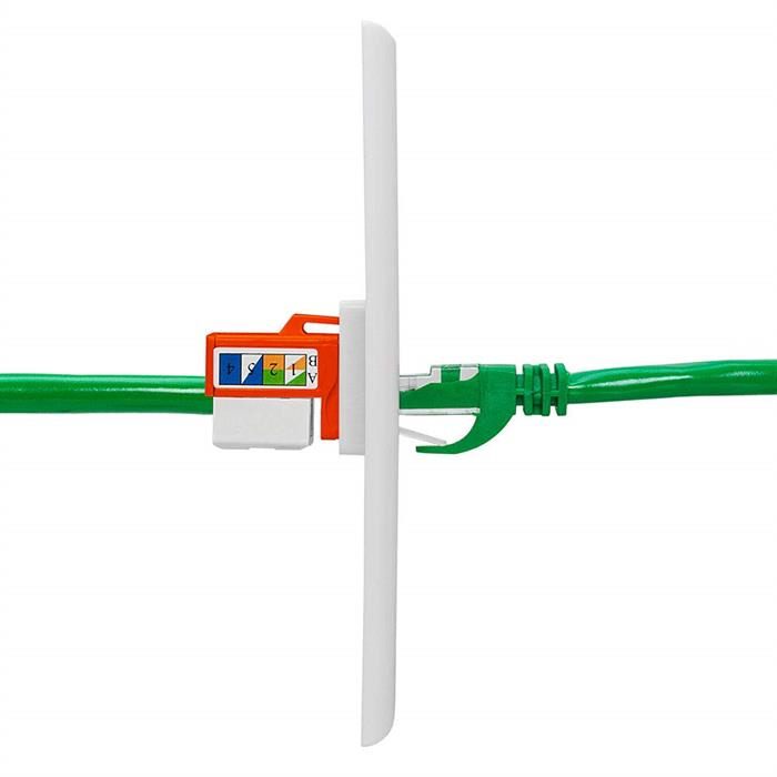 Cat6 23AWG Cable Keystone Jack	