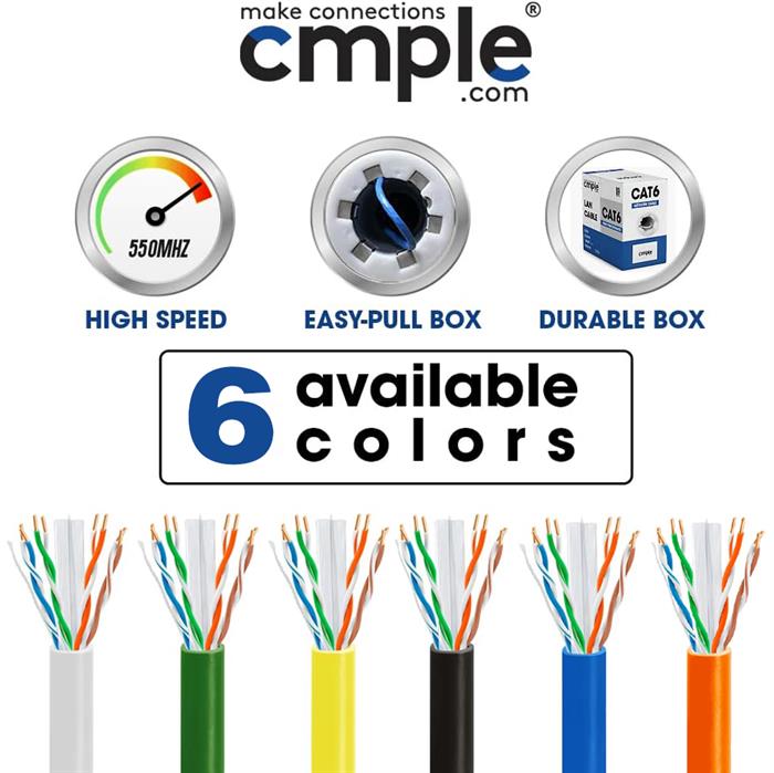 Cat6 Cables Available colors