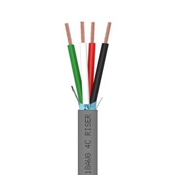 18AWG 4-Conductor Riser Shielded Control Cable