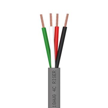 18AWG 4-Conductor Riser Unshielded Control Cable	