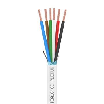 18AWG 6-Conductor Plenum Shielded Control Cable	