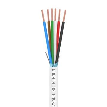 22AWG 6-Conductor Plenum Shielded Control Cable	