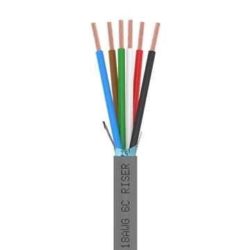 18AWG 6-Conductor Riser Shielded Control Cable	