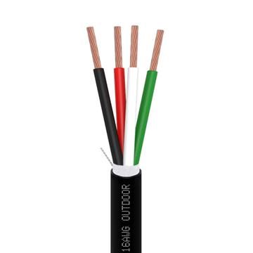 16AWG Bare Copper 4-Conductor Indoor/Outdoor Speaker Cable – 500 Feet