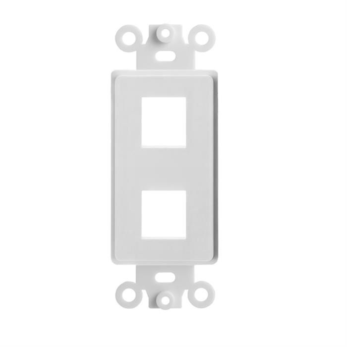Dual Hole Keystone Wall Plate	