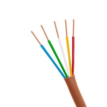 20AWG 5 Copper Conductors CMR Thermostat Cable