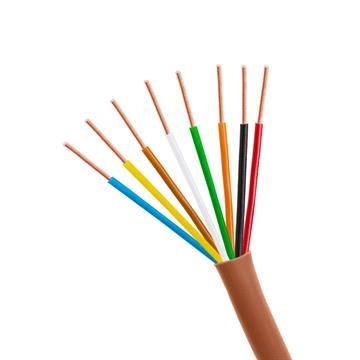 20AWG 8 Copper Conductors CMR Thermostat Cable	