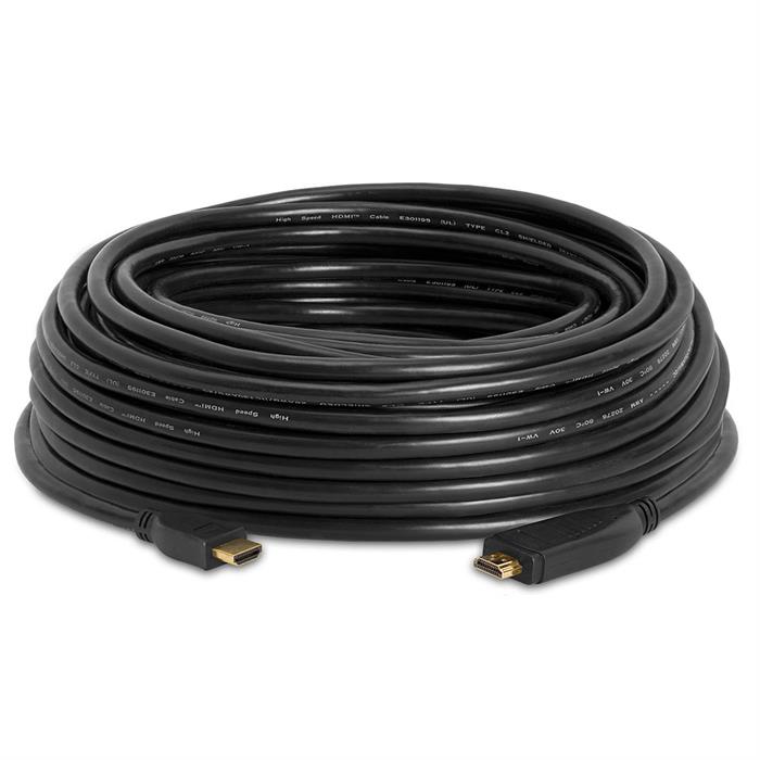 26 AWG High Speed In-Wall HDMI Cable With Built-In Equalizer - 65 Feet