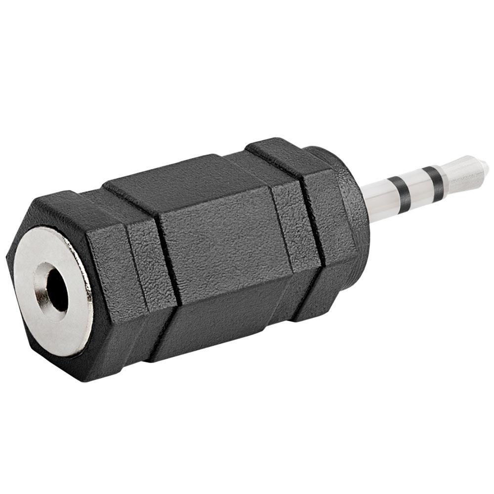 2.5mm to 3.5mm Stereo Audio Jack Adapter