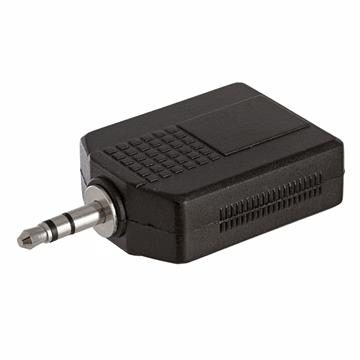 3.5mm Stereo Plug to 2x6.35mm Mono Jack Adapter