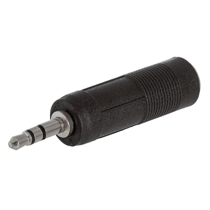 3.5mm Stereo Plug to 6.35mm Stereo Jack Adapter