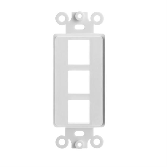 Triple Hole Keystone Wall Plate	