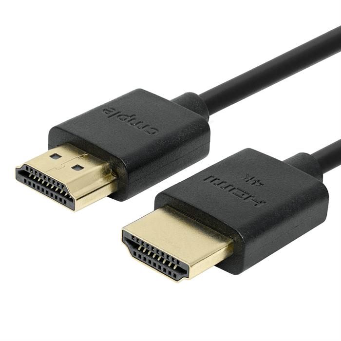 30 AWG High Speed HDMI Cable HDMI 2.0 HDTV Cable - Supports Ethernet 3D 4K and Audio Return - 6 Feet