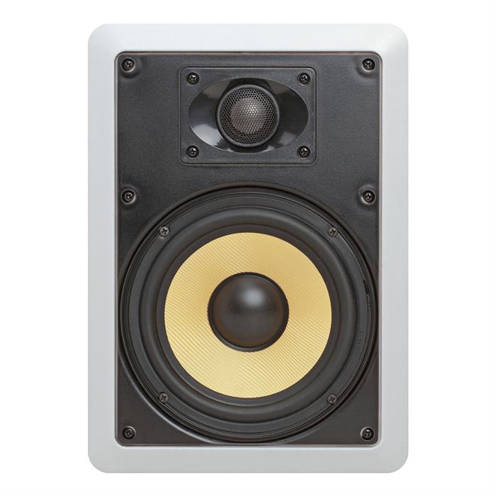 in wall kevlar speaker 6.5" front view