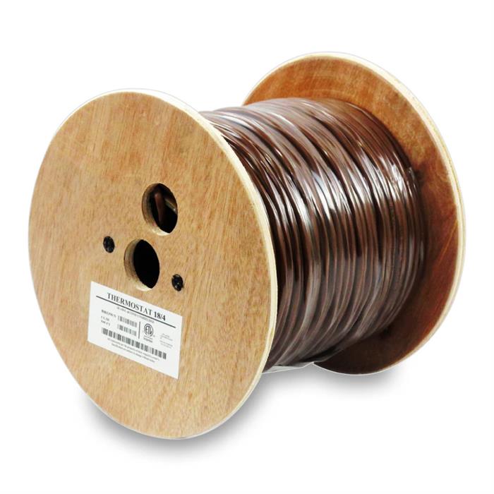 500 Feet 18AWG 4C Copper CMR Thermostat Cable