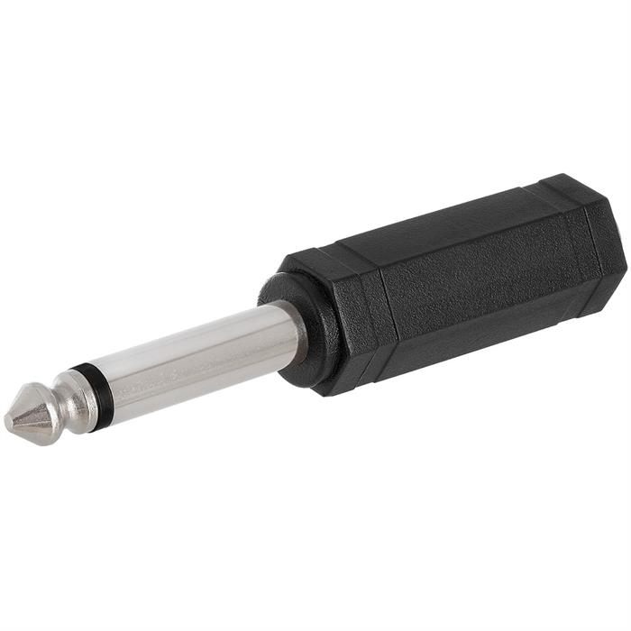 6.35mm Mono Plug to 6.35mm Stereo Jack Adapter