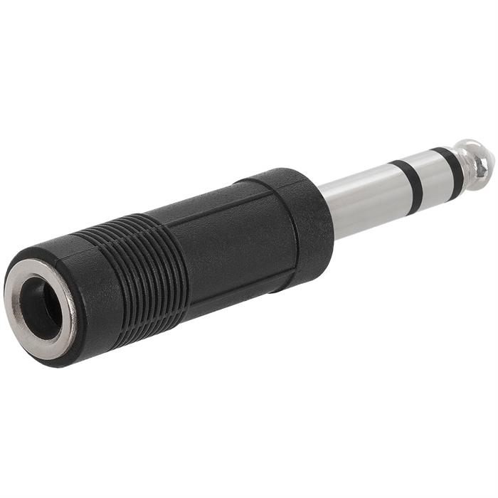 6.35mm Stereo Plug to 6.35mm Stereo Jack Adapter