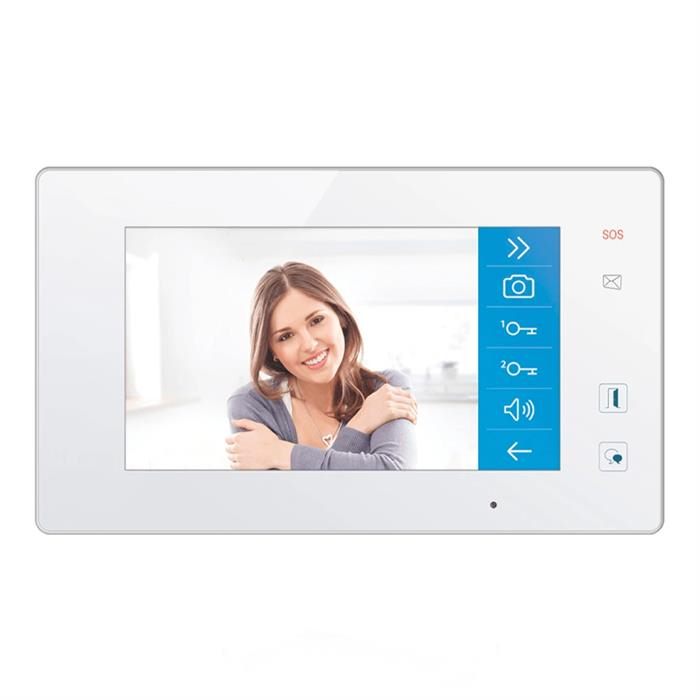 7-inch Touch Screen Wi-Fi Monitor for 2-Wire Video Intercom System	