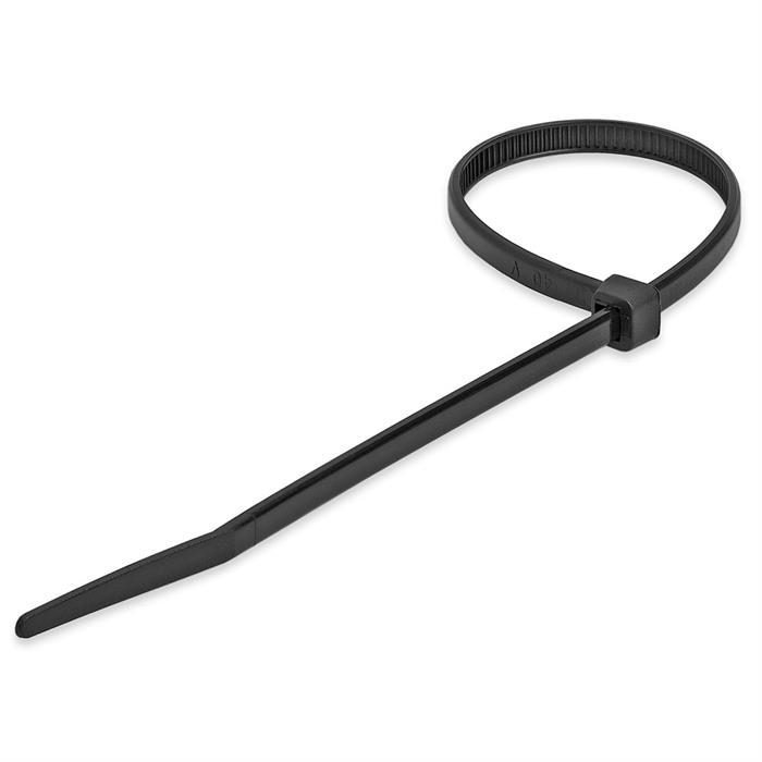 8" 40-lbs Cable Tie, Pack of 100 - Black