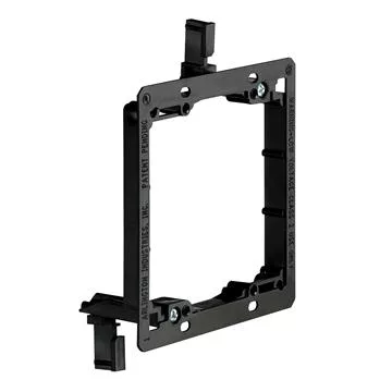 Horizontal/Vertical TNP Low Voltage Mounting Bracket 3-Gang Mounting for Wall Plate Black 