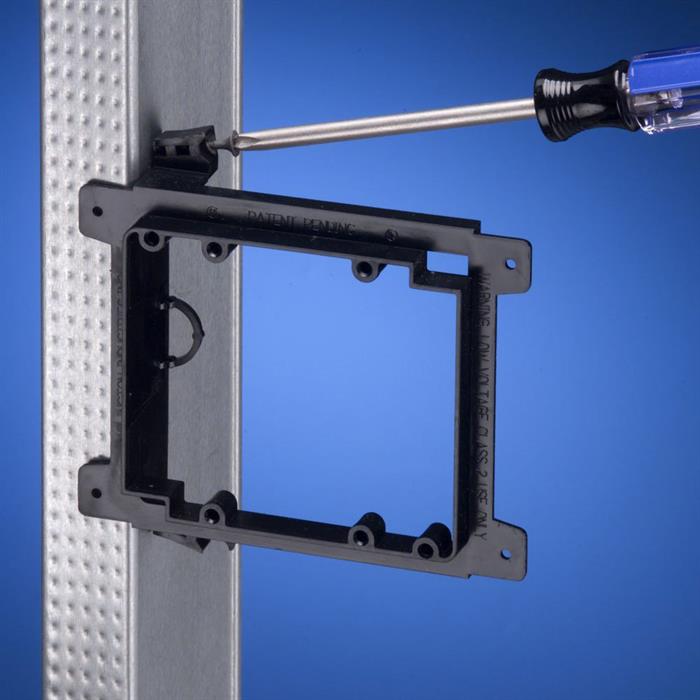 Arlington™ LVS2 Double-Gang Screw-On Low Voltage Bracket for New Construction