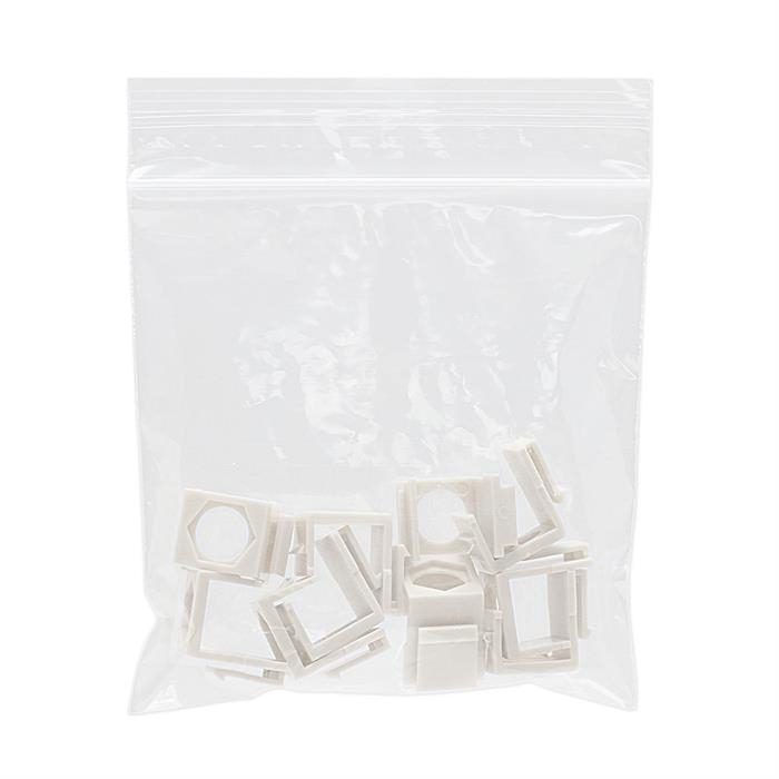Blank Insert For F Type Connector - 10pcs Pack White