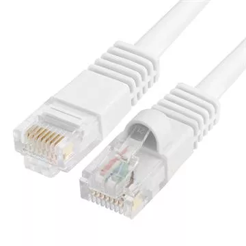 Cat5e Ethernet Network Patch Cable 1.5 Feet White