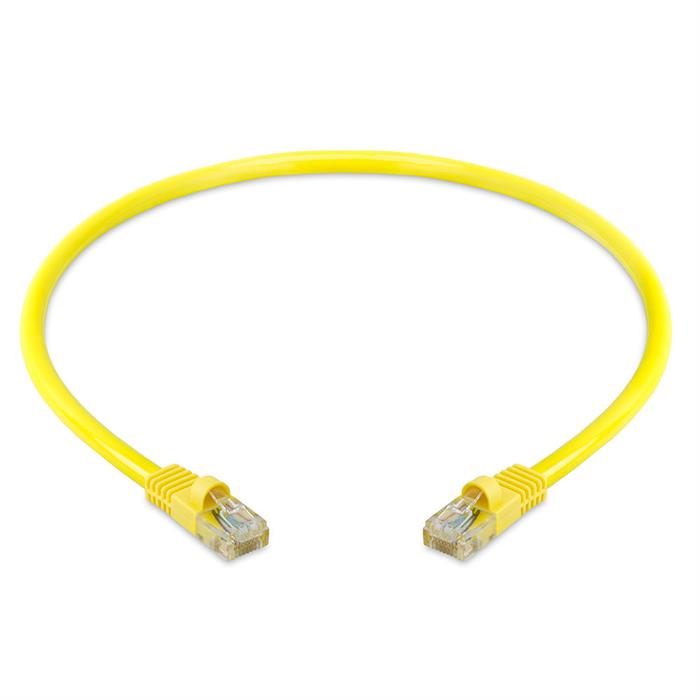 High Speed Lan Cat5e Patch Cable 1.5FT Yellow