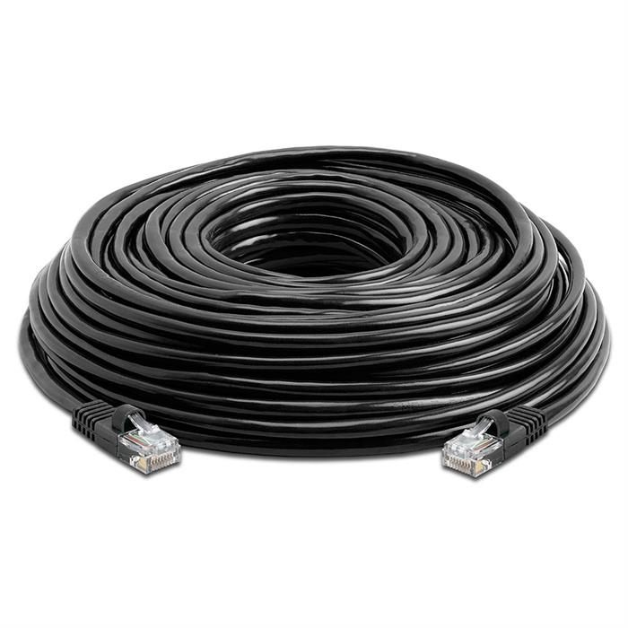 High Speed Lan Cat5e Patch Cable 100FT, Black