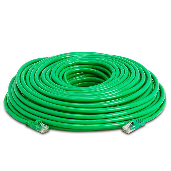 High Speed Lan Cat5e Patch Cable 100FT Green