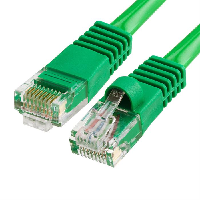 Cat5e Ethernet Cable 10ft Green | UTP, 350 MHz, 1Gbps, RJ45 LAN | Network Patch Cable