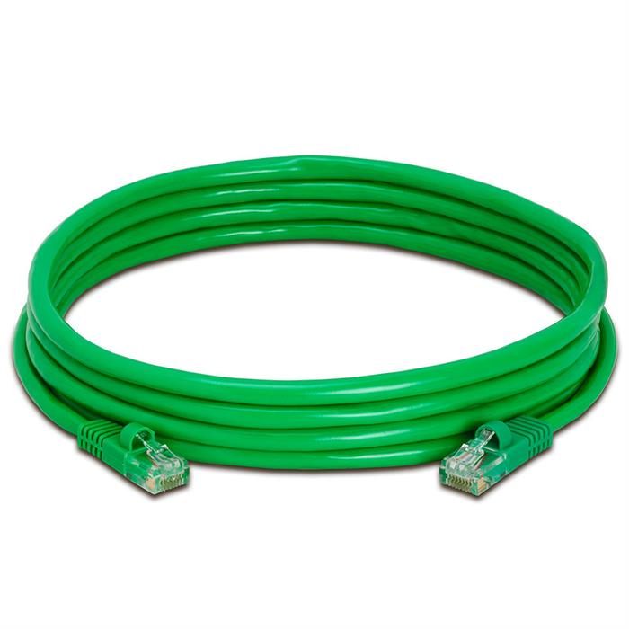 Cat5e Ethernet Cable 10ft Green | UTP, 350 MHz, 1Gbps, RJ45 LAN | Network Patch Cable