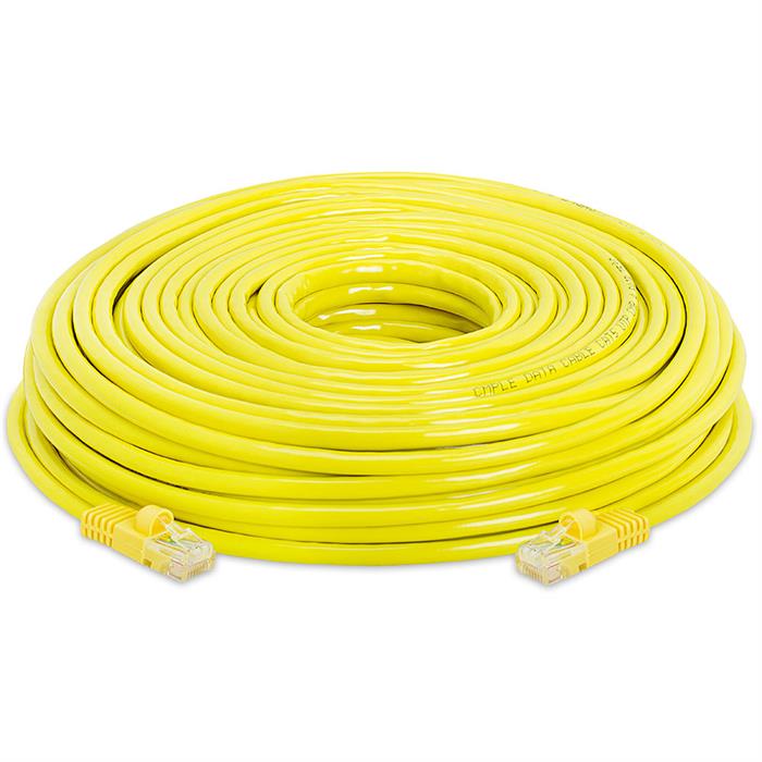 High Speed Lan Cat5e Patch Cable 150FT Yellow