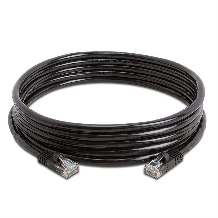 High Speed Lan Cat5e Patch Cable 15FT, Black