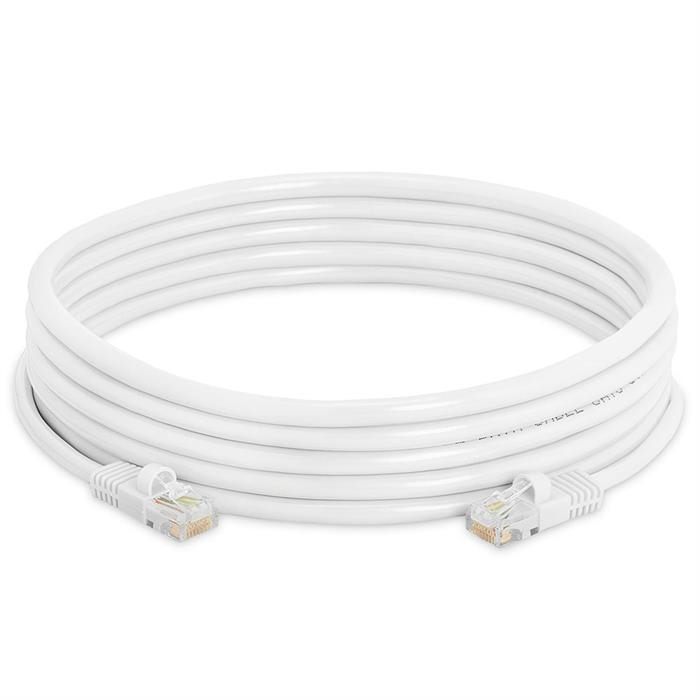 High Speed Lan Cat5e Patch Cable 15FT, White