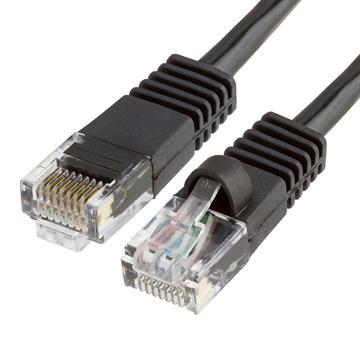 Cat5e Ethernet Network Patch Cable 350 MHz RJ45 – 25 Feet Black