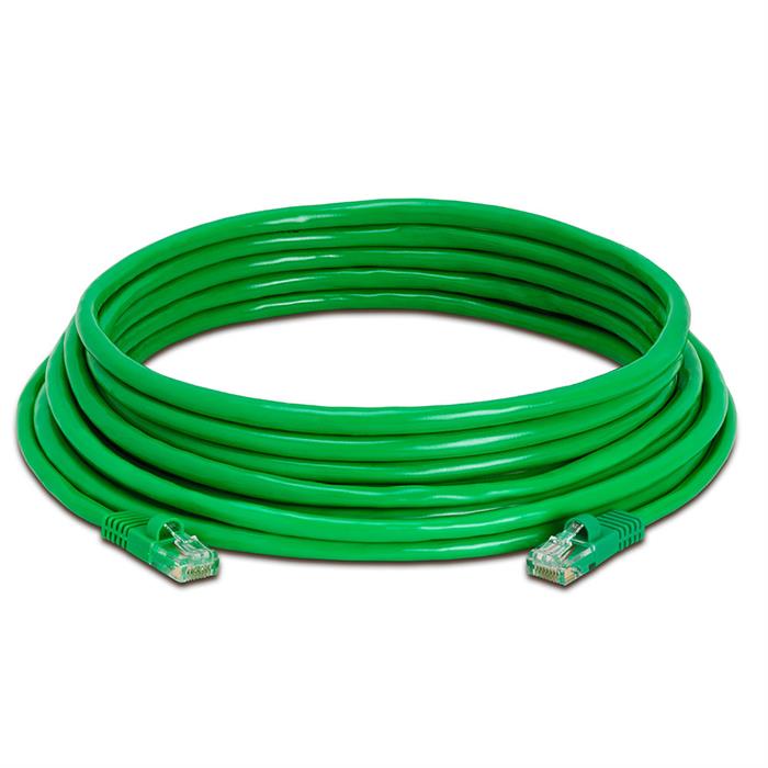 High Speed Lan Cat5e Patch Cable 25FT Green