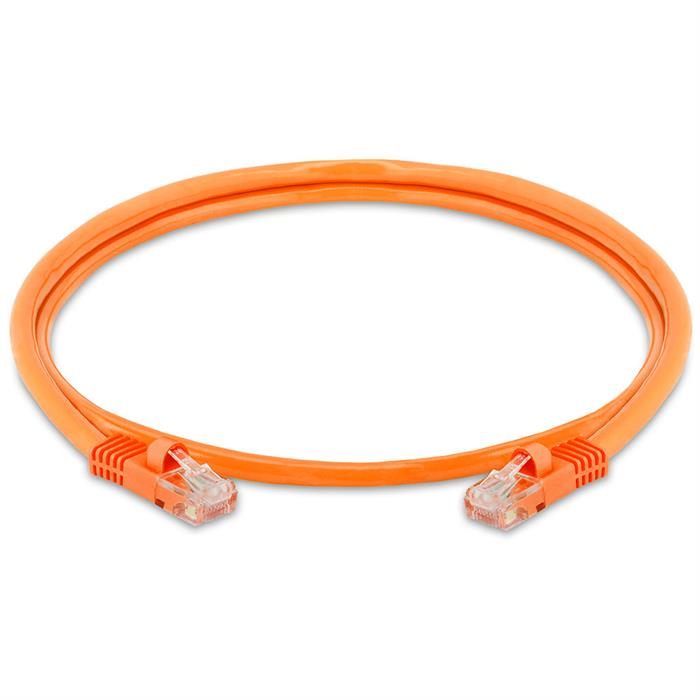 High Speed Lan Cat5e Patch Cable 3FT Orange